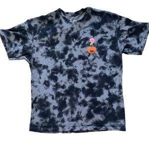 Nike Preowned Mens Size Medium Loose Fit Max90 Tie Dye Graphic T-Shirt